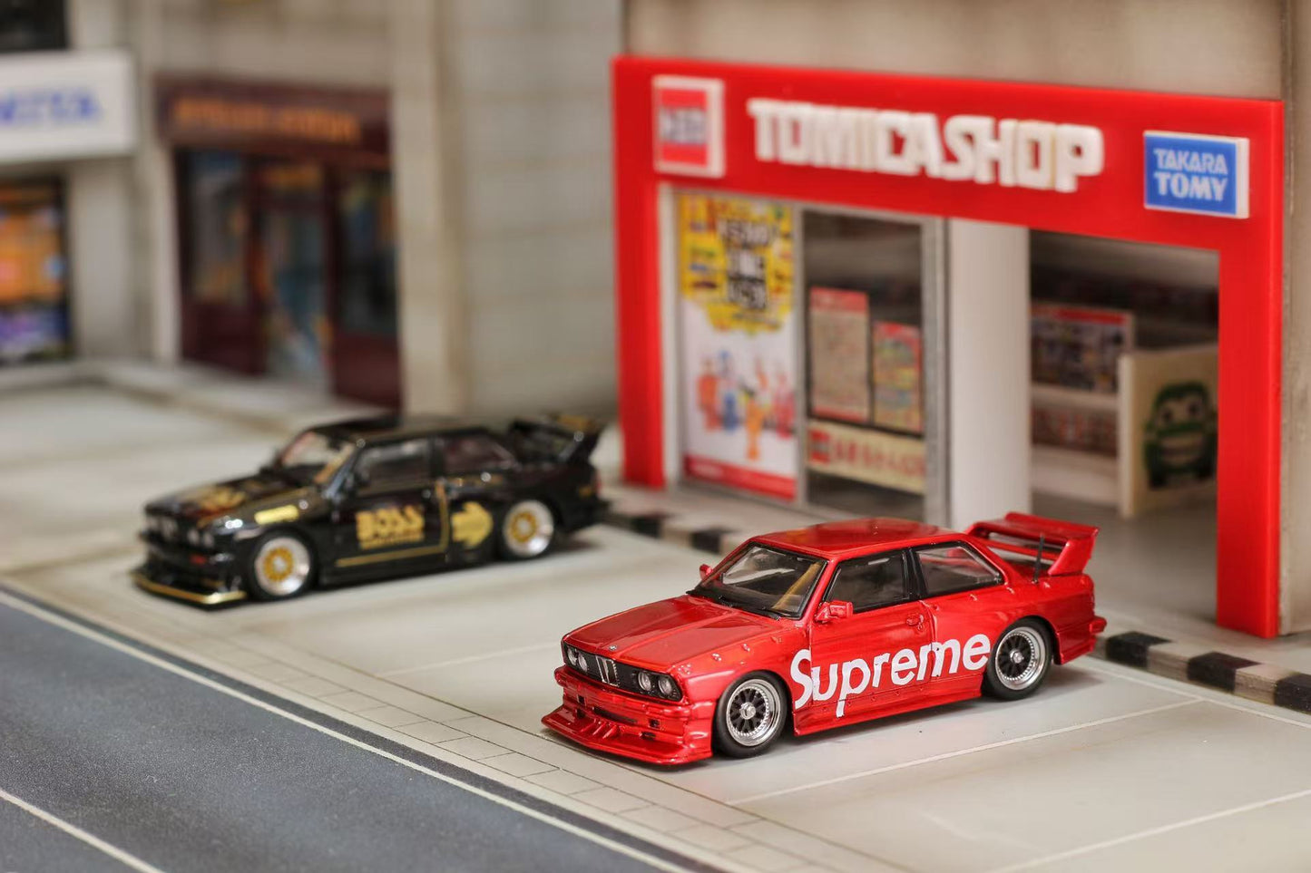 Street Warrior - BMW M3 E30 Red Chrome, Live to Offend Modified Chrome Supreme
