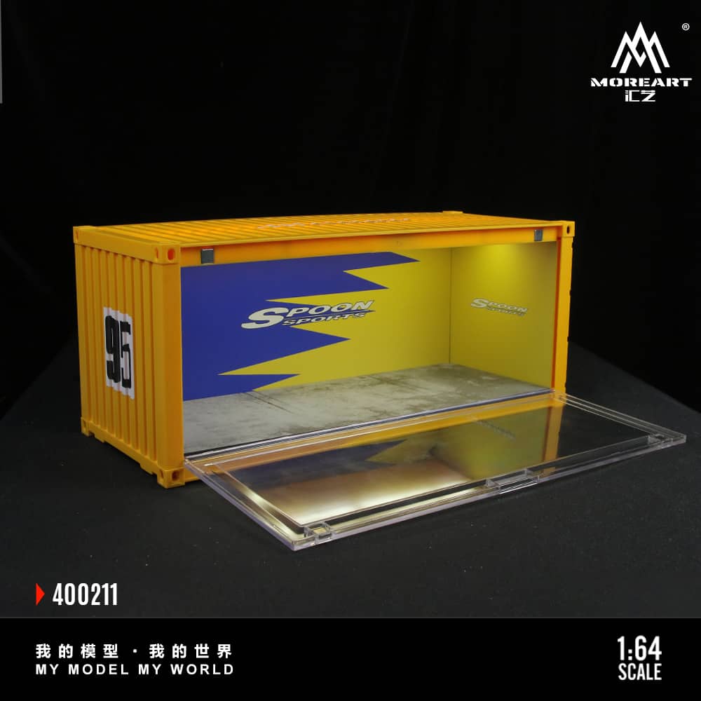 #MO400211 - Assembly Diorama ABS Container with LED Light Maintenance Theme Livery B - Yellow