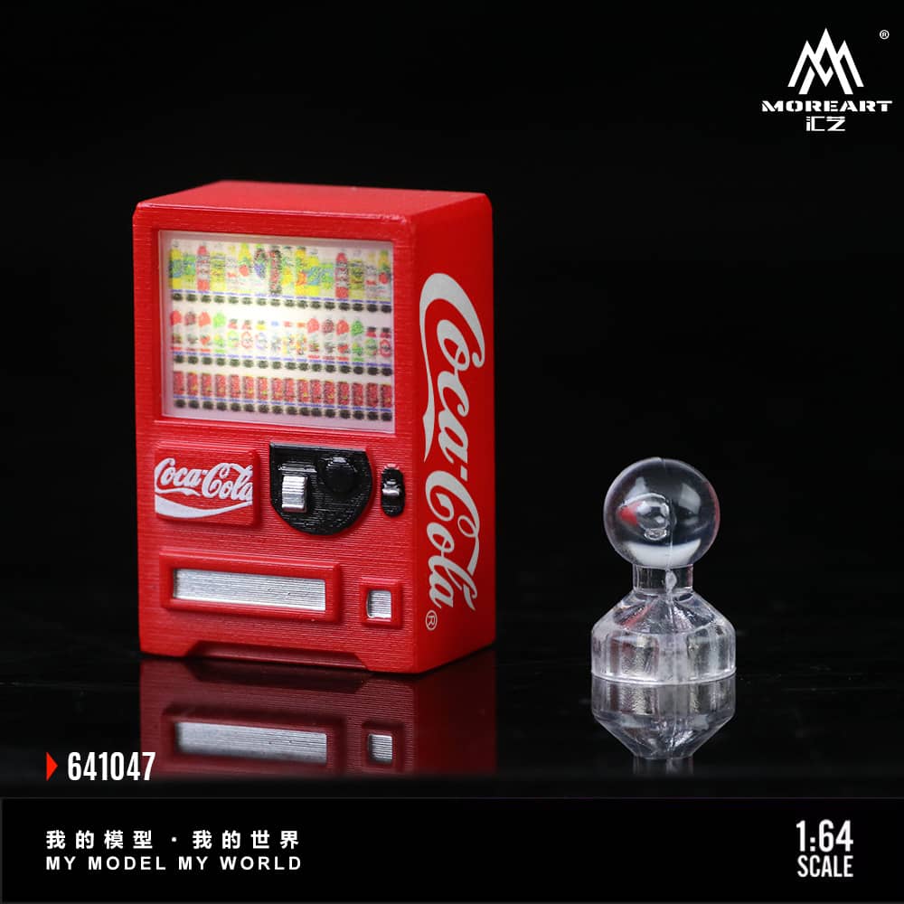 ELŐRENDELÉS - #MO641047 - Assembly Diorama Coca Beverage Vending Machine Set Package