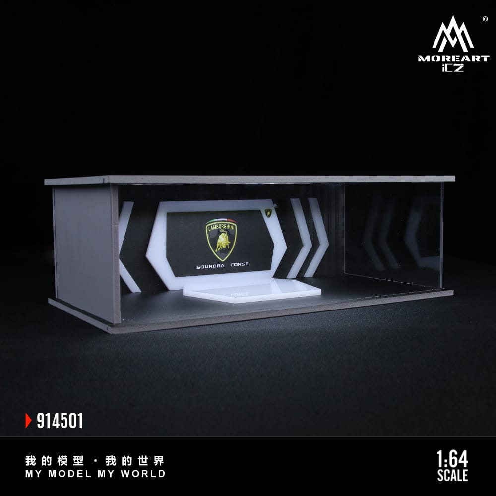 #MO914501 - Assembly Diorama Auto Show Room Diorama with LED Light - Lamborghini