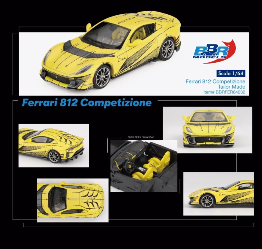 ELŐRENDELÉS - #BBRFER64032 - Ferrari 812 Competizione, Tailor Made
