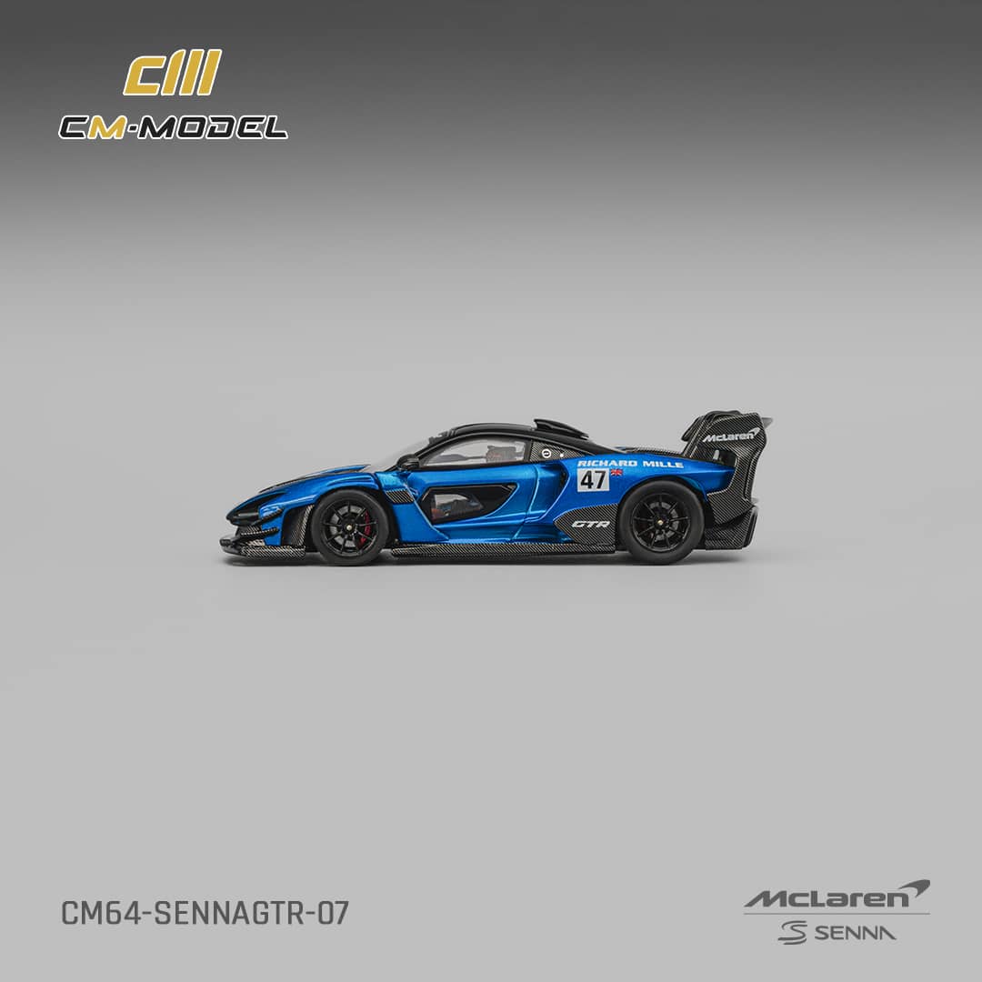 #CM64-SENNAGTR-07 - Senna GTR Metallic Blue 47# Livery