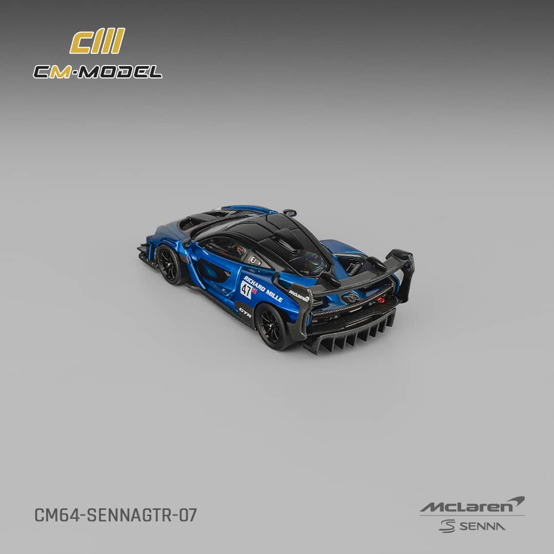 #CM64-SENNAGTR-07 - Senna GTR Metallic Blue 47# Livery