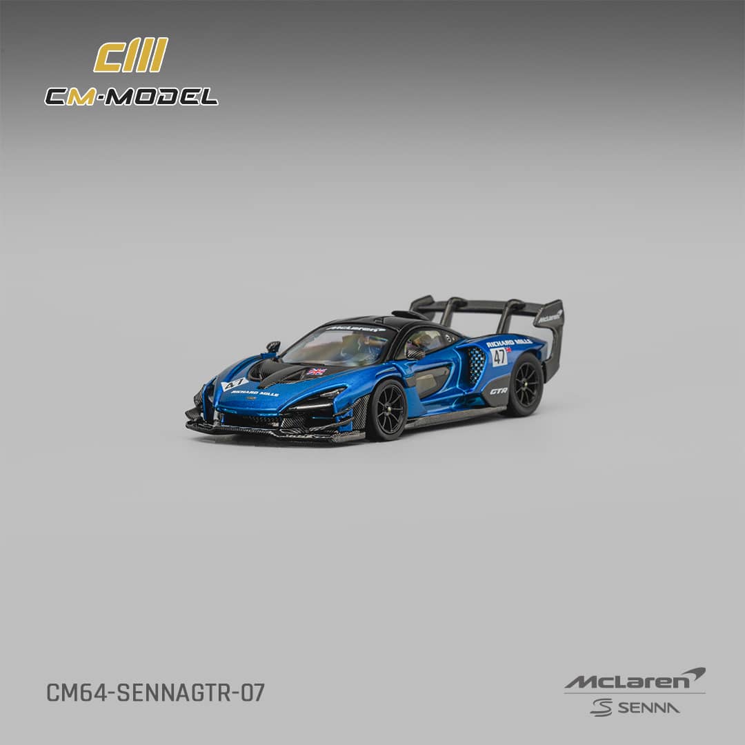 #CM64-SENNAGTR-07 - Senna GTR Metallic Blue 47# Livery