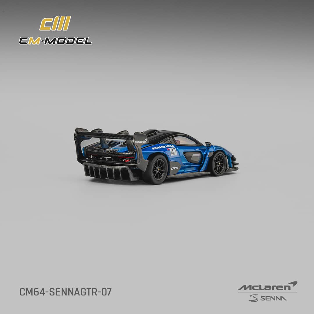 #CM64-SENNAGTR-07 - Senna GTR Metallic Blue 47# Livery