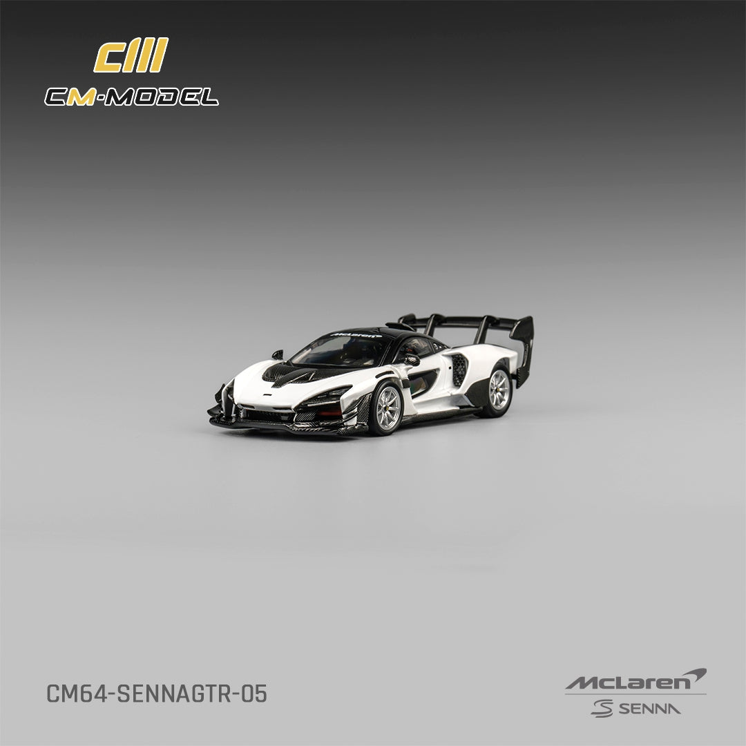 #CM64-SENNAGTR-05 - McLaren Senna GTR, White/Black
