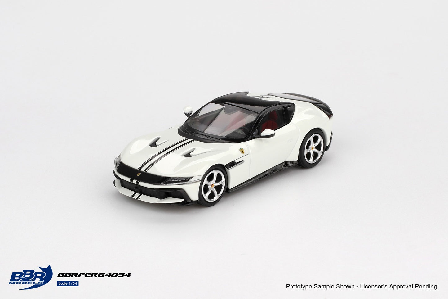 ELŐRENDELÉS - #BBRFER64034 - Ferrari 12 Cilindri, Bianco Avus