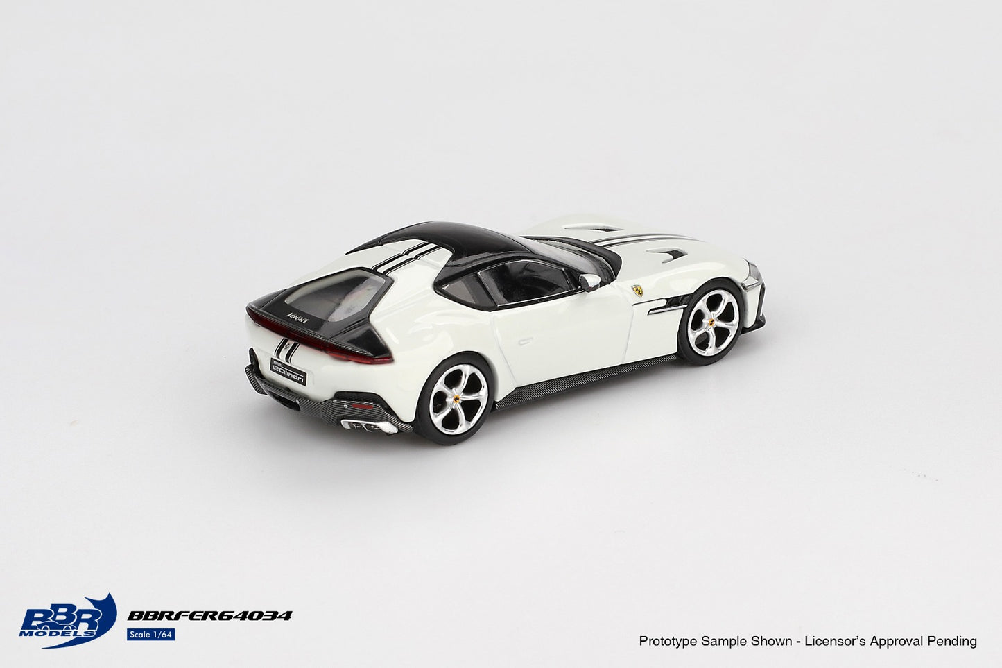 ELŐRENDELÉS - #BBRFER64034 - Ferrari 12 Cilindri, Bianco Avus