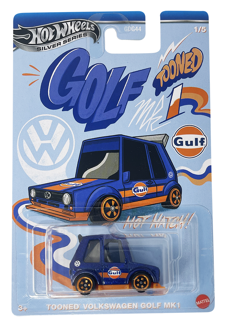 Hot Wheels - Silver - Noppo Gulf Racing - szett