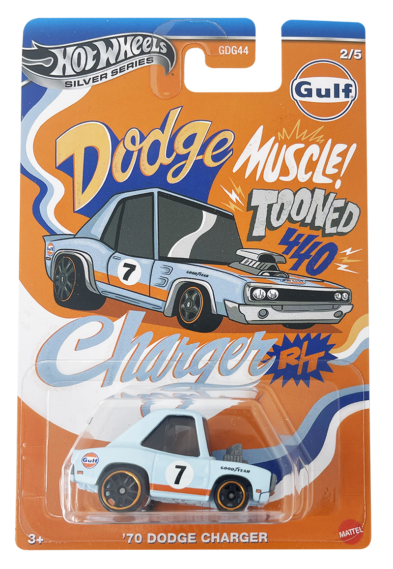 Hot Wheels - Silver - Noppo Gulf Racing - szett