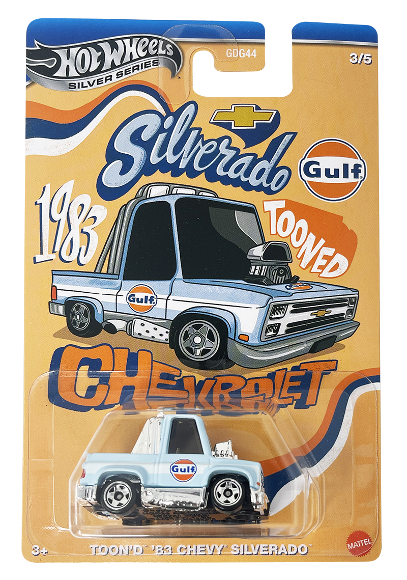 Hot Wheels - Silver - Noppo Gulf Racing - szett