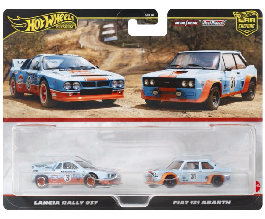gulf - lancia rally 037 + fiat 131 abarth