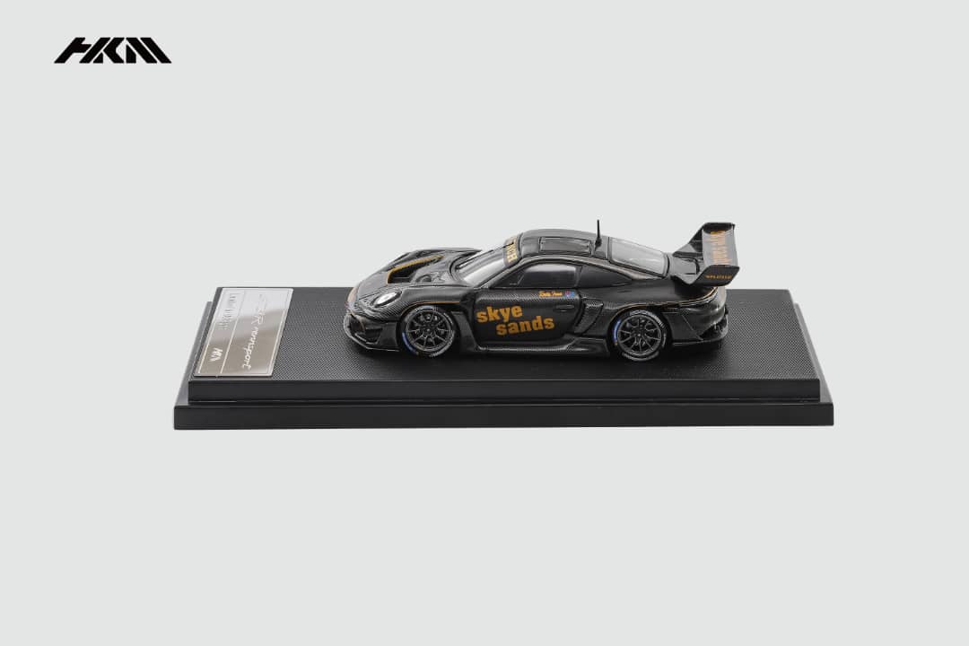 ELŐRENDELÉS - HKM - 911 (992) GT3 R Rennsport with Brumos Wing, Full Carbon Black with Skyesands Livery