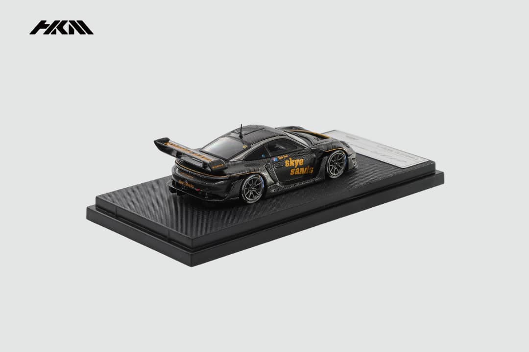 ELŐRENDELÉS - HKM - 911 (992) GT3 R Rennsport with Brumos Wing, Full Carbon Black with Skyesands Livery