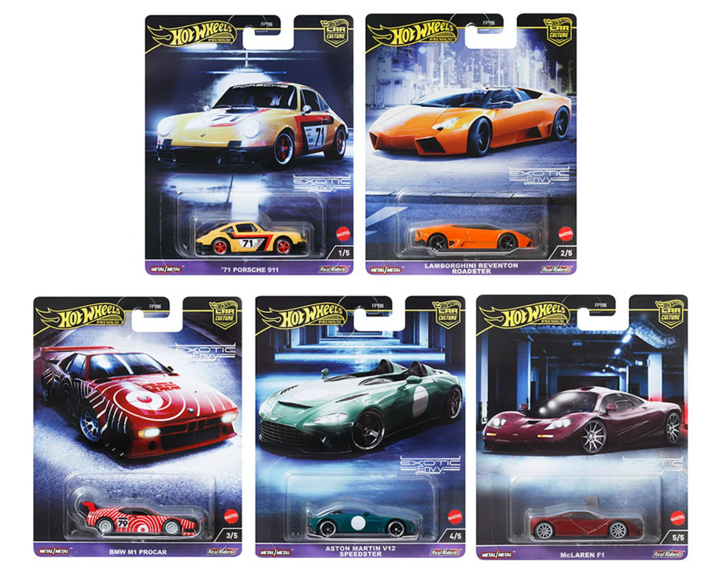hot wheels car culture 2024 mix 1 exotic envy set