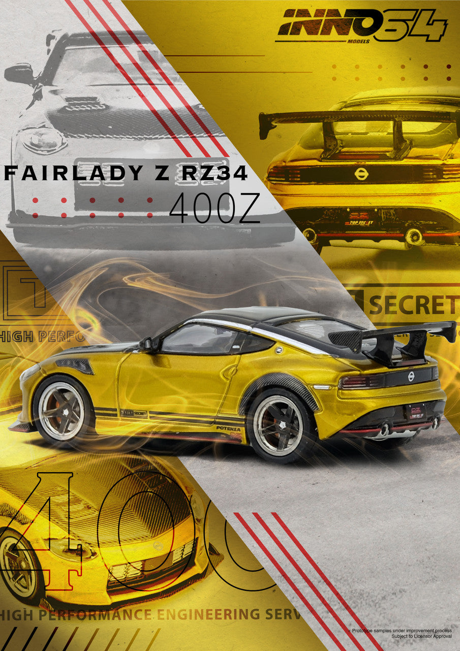 ELŐRENDELÉS - #IN64-400-ZTS - Top Secret Nissan Fairlady-Z (RZ34), Gold