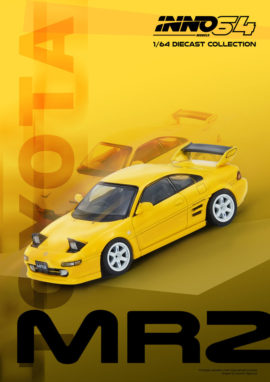 ELŐRENDELÉS - #IN64-MR2-YL - Toyota MR2 (SW20), Yellow