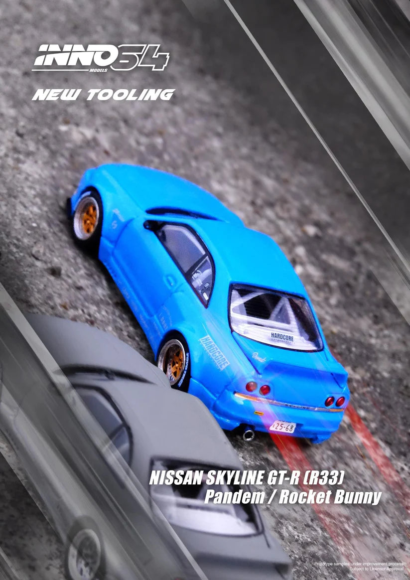 Nissan Skyline GT-R (R33) Pandem Rocket Bunny - blue