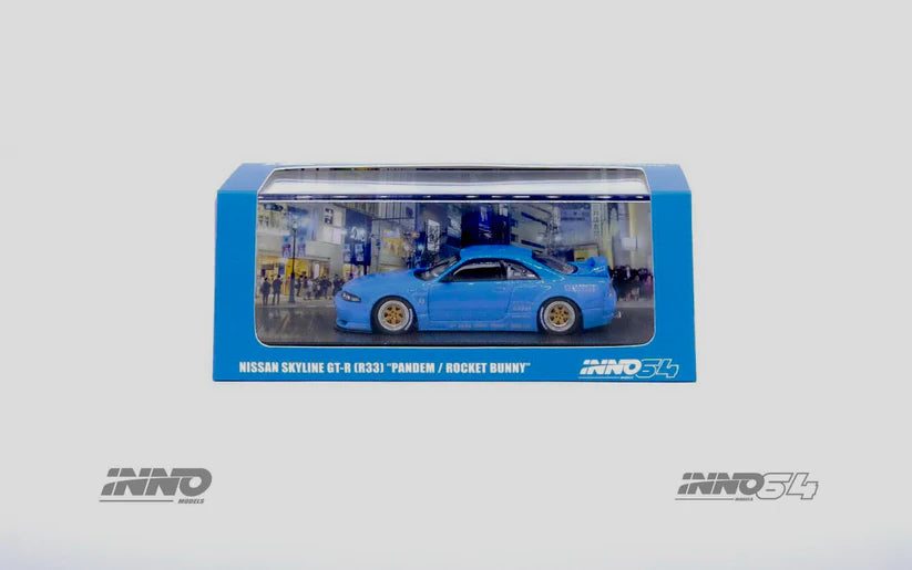 Nissan Skyline GT-R (R33) Pandem Rocket Bunny - blue