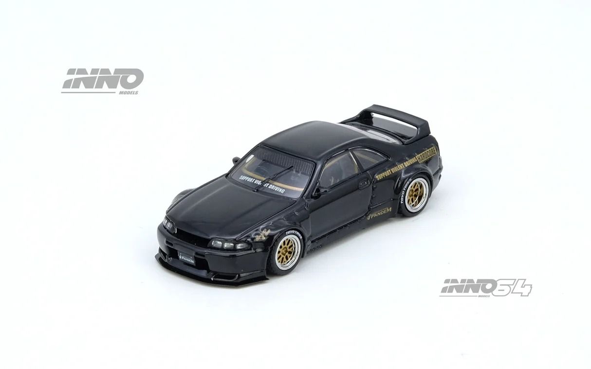 ELŐRENDELÉS - #IN64-R33P-BLA - Nissan Pandem GT-R (BCNR33), Black