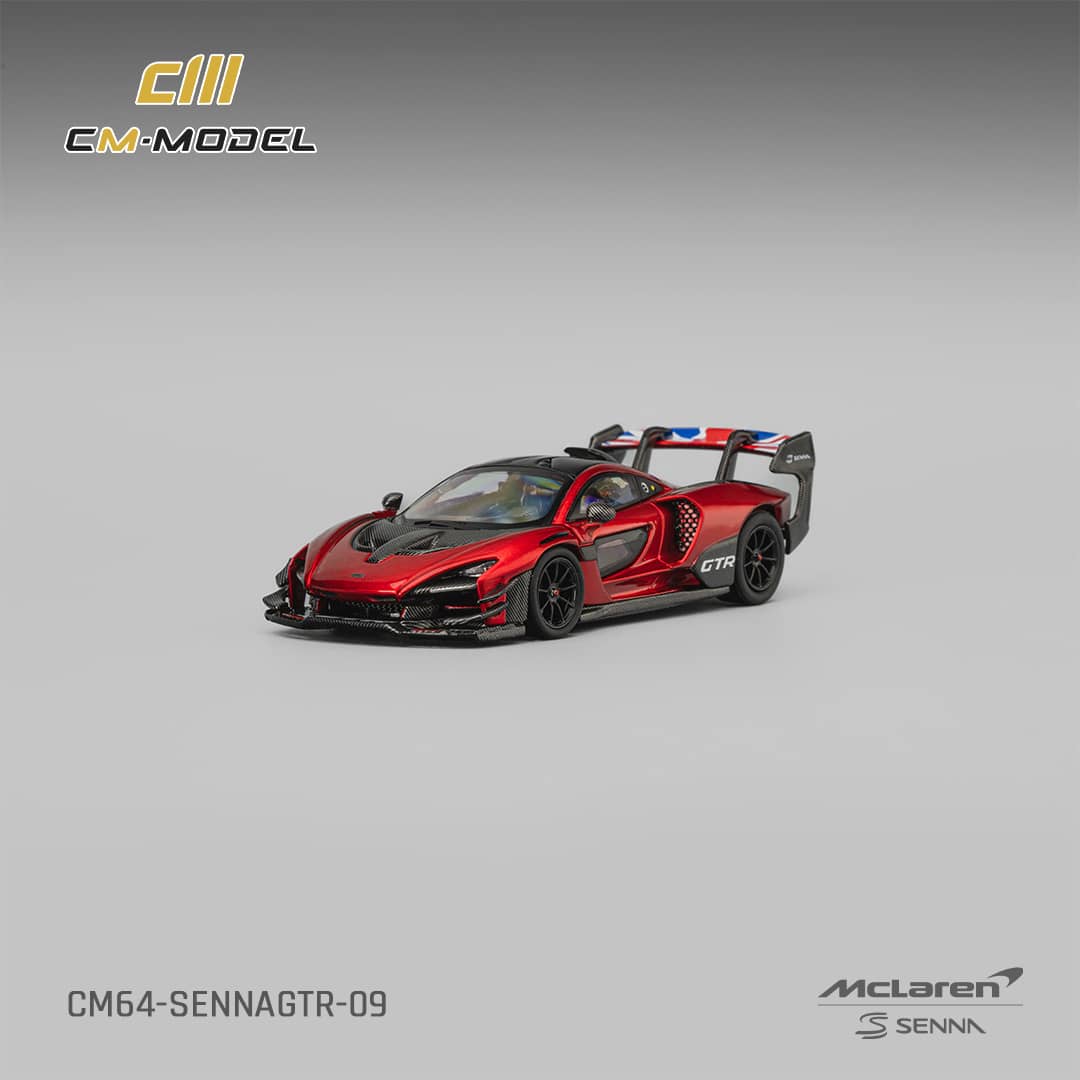 #CM64-SENNAGTR-09 McLaren Senna GTR Metallic Red