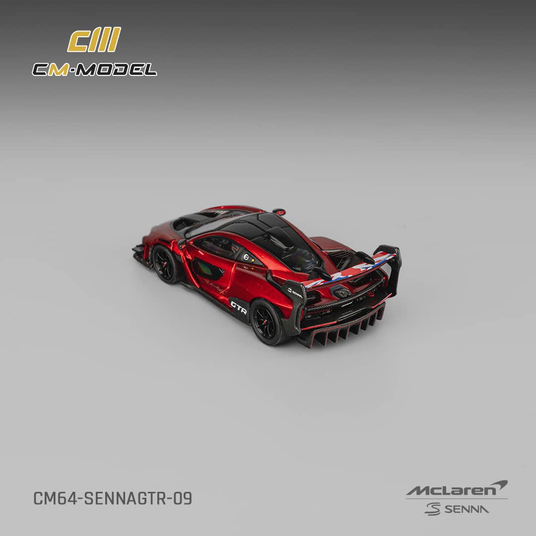 #CM64-SENNAGTR-09 McLaren Senna GTR Metallic Red