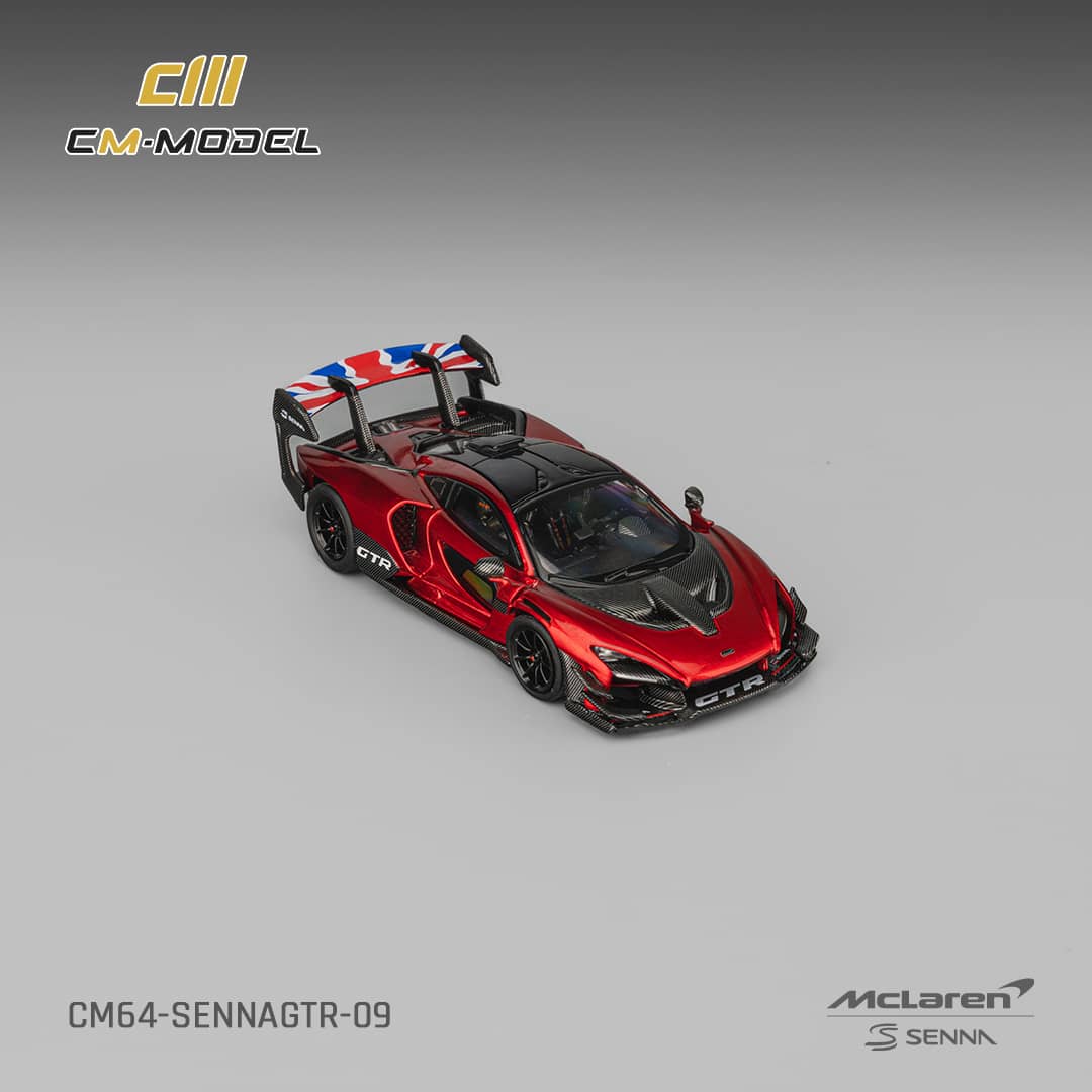 #CM64-SENNAGTR-09 McLaren Senna GTR Metallic Red