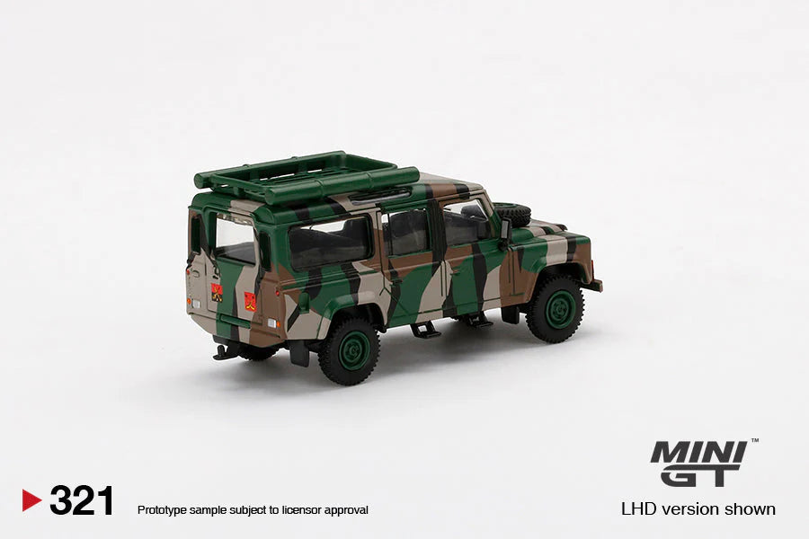 #321 - Malaysia Exclusive Land Rover Defender 110, Green/Grey
