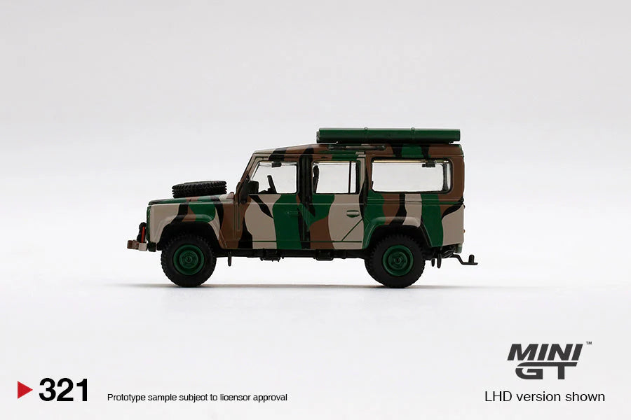 #321 - Malaysia Exclusive Land Rover Defender 110, Green/Grey