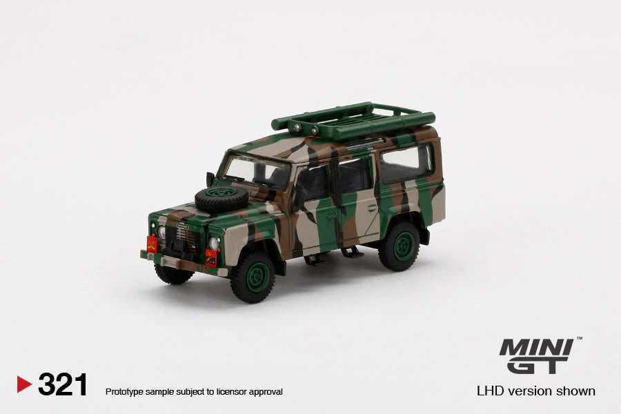 #321 - Malaysia Exclusive Land Rover Defender 110, Green/Grey