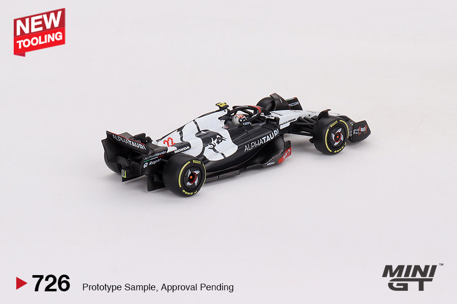 #726 - 2023 Alphatauri F1 AT04 #22 Yuki Tsunoda Australian GP, Blue/White