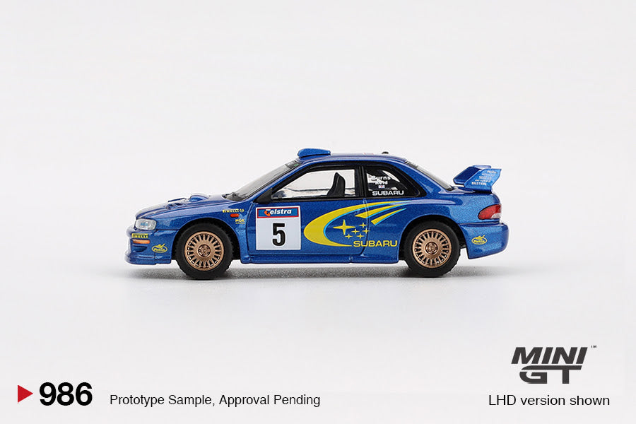 #986 - Subaru Impreza WRC99 1999 Rally Australia Winner #5 Australia Exclusive