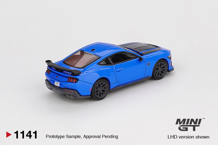 ELŐRENDELÉS - #MGT0114-L - Ford Mustang Dark Horse Grabber Blue 2024
