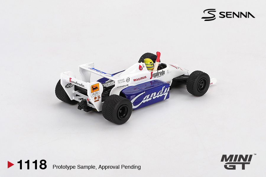 ELŐRENDELÉS - #MGT01118-L - Toleman TG184 #19 Ayrton Senna 1984 Monaco Grand Prix 2nd Place