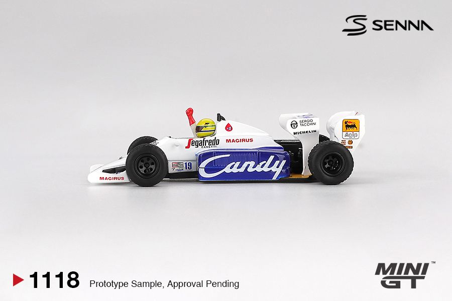 ELŐRENDELÉS - #MGT01118-L - Toleman TG184 #19 Ayrton Senna 1984 Monaco Grand Prix 2nd Place