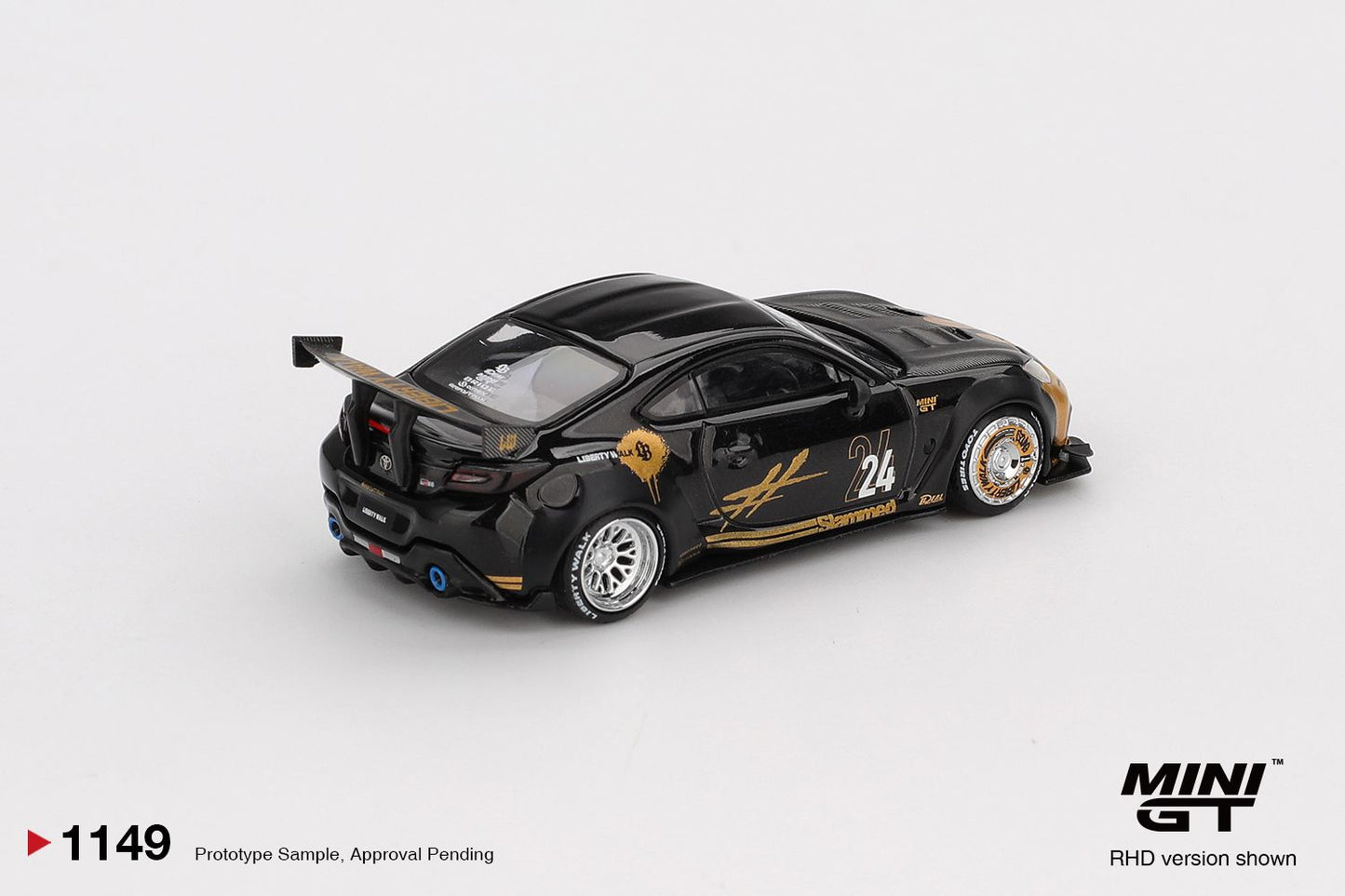 ELŐRENDELÉS - #MGT1149-BL - Bliszteres - Toyota GR86 LB Nation, Black/Gold