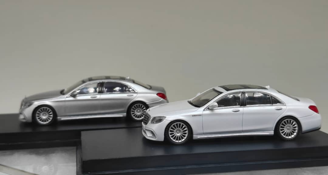 MJ x League Model - Mercedes-Benz S-Class S600 S65 AMG W222, Pearl White