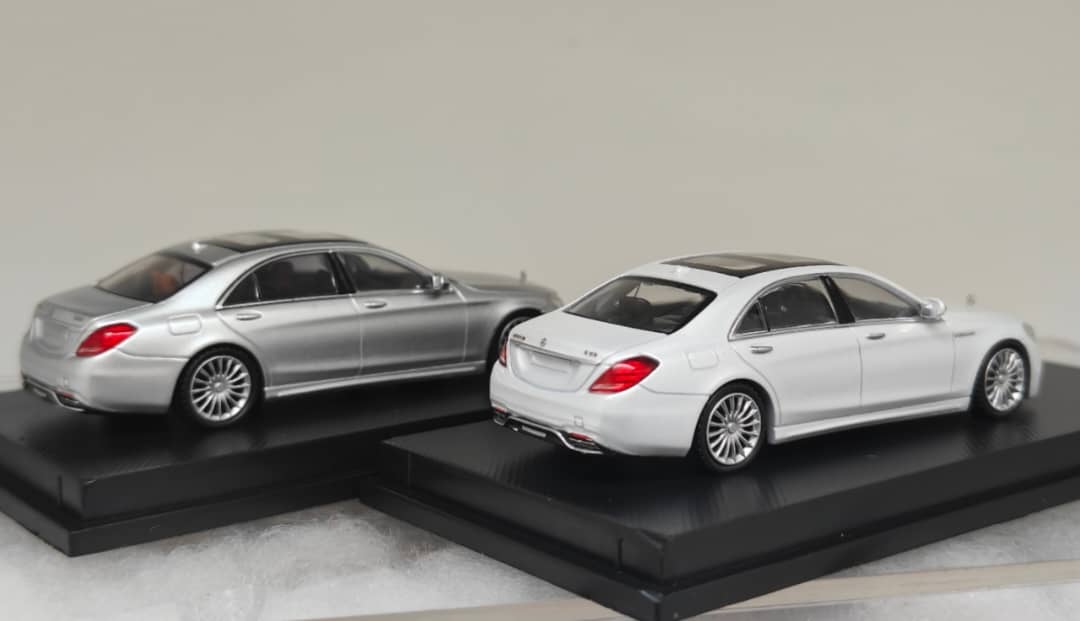 MJ x League Model - Mercedes-Benz S-Class S600 S65 AMG W222, Pearl White