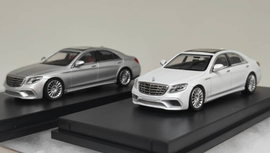 MJ x League Model - Mercedes-Benz S-Class S600 S65 AMG W222, Pearl White