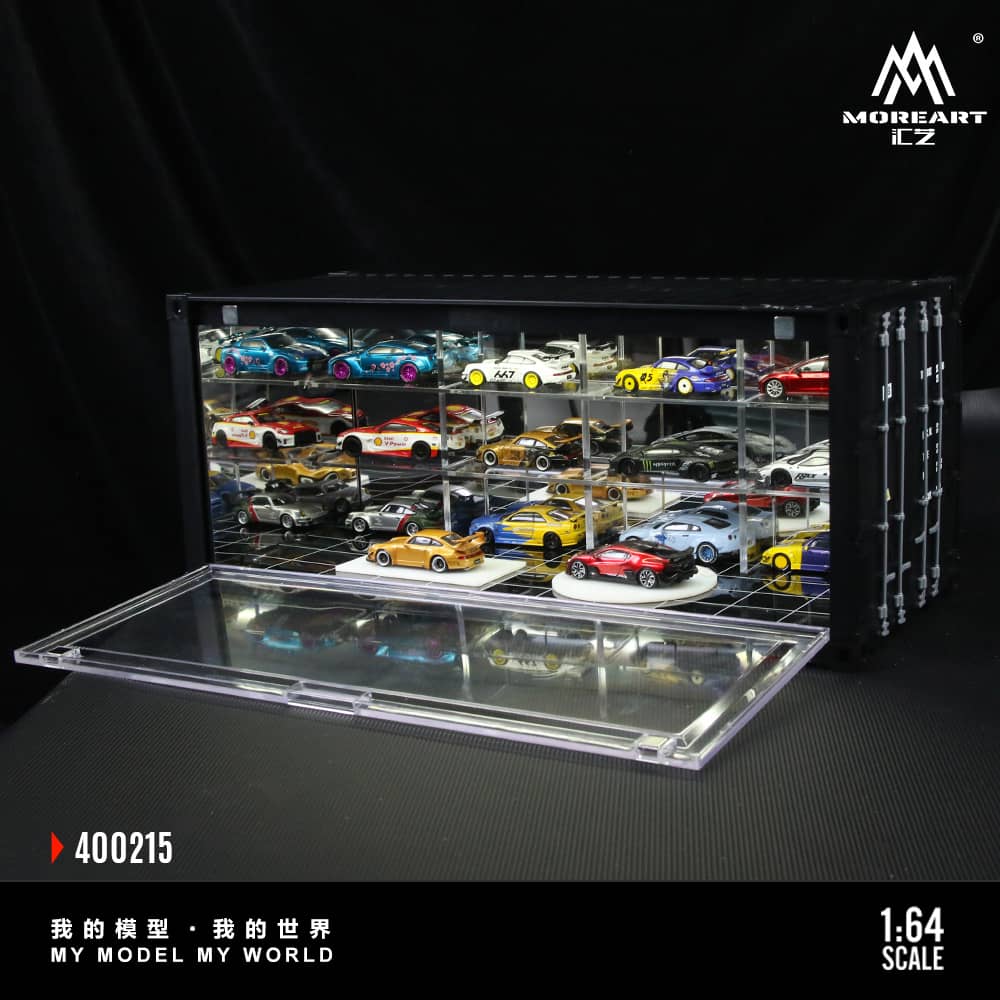ELŐRENDELÉS - #MO400215 - Assembly Diorama ABS Container with LED Light Mirror Parking Theme