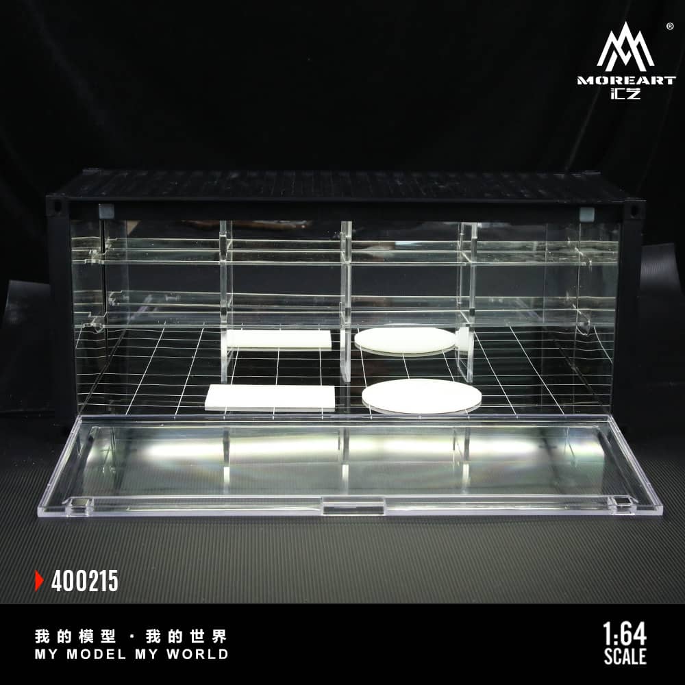 ELŐRENDELÉS - #MO400215 - Assembly Diorama ABS Container with LED Light Mirror Parking Theme