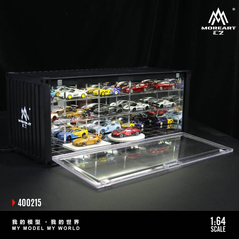 ELŐRENDELÉS - #MO400215 - Assembly Diorama ABS Container with LED Light Mirror Parking Theme