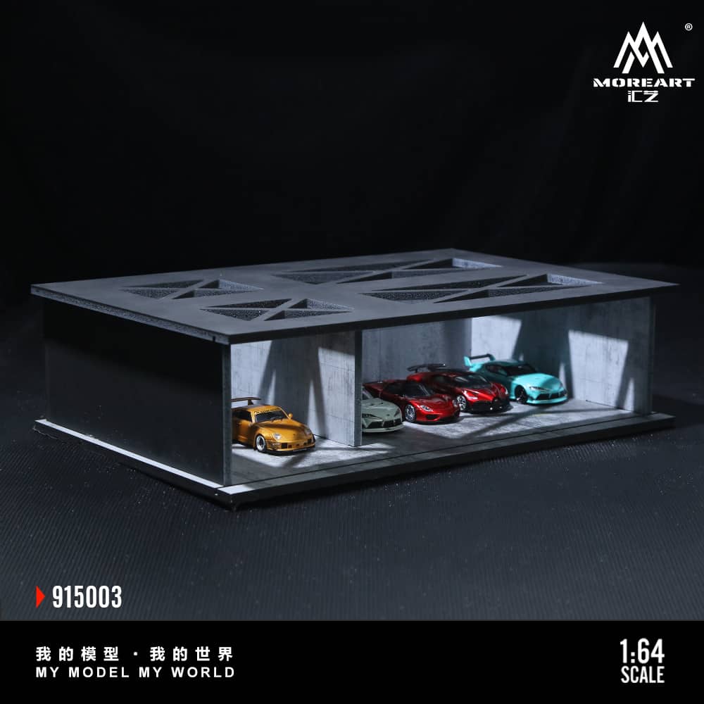 ELŐRENDELÉS - #MO915003 - Assembly Diorama ABS Underground 03 Parking Lot Theme with LED Light