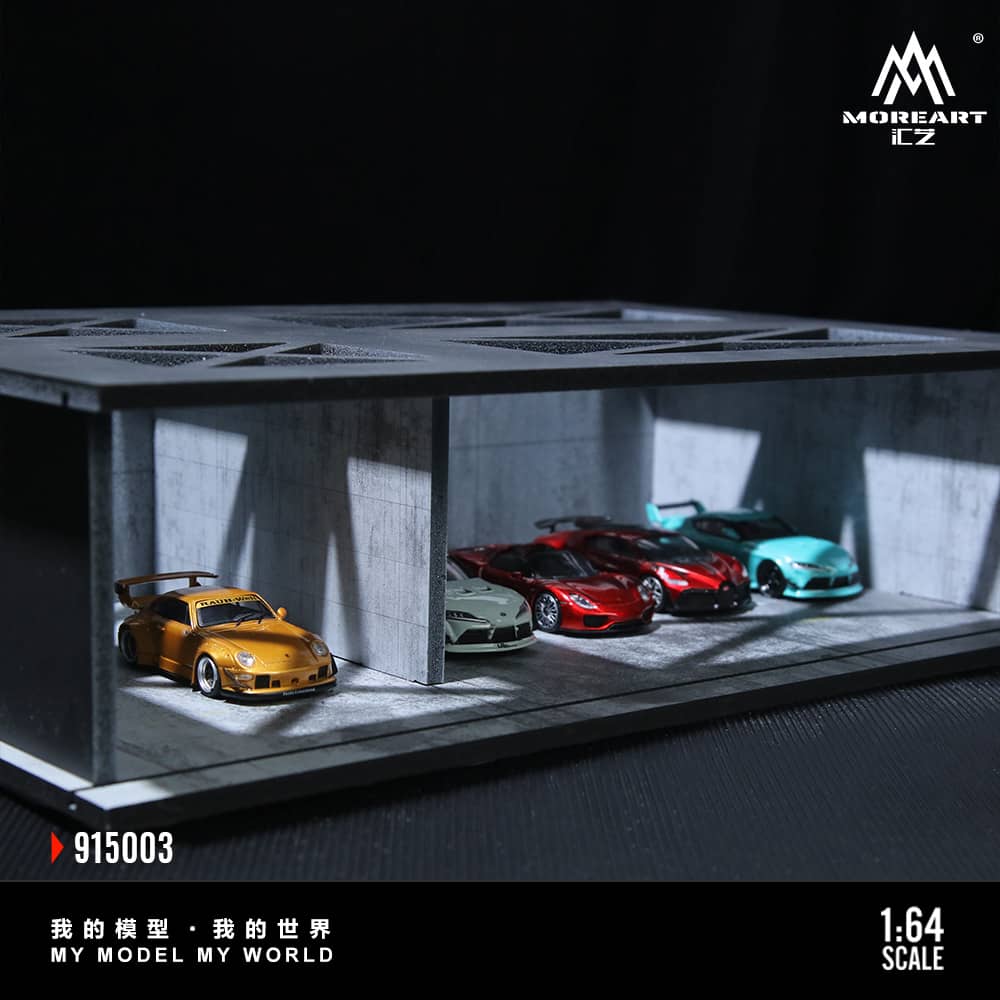 ELŐRENDELÉS - #MO915003 - Assembly Diorama ABS Underground 03 Parking Lot Theme with LED Light