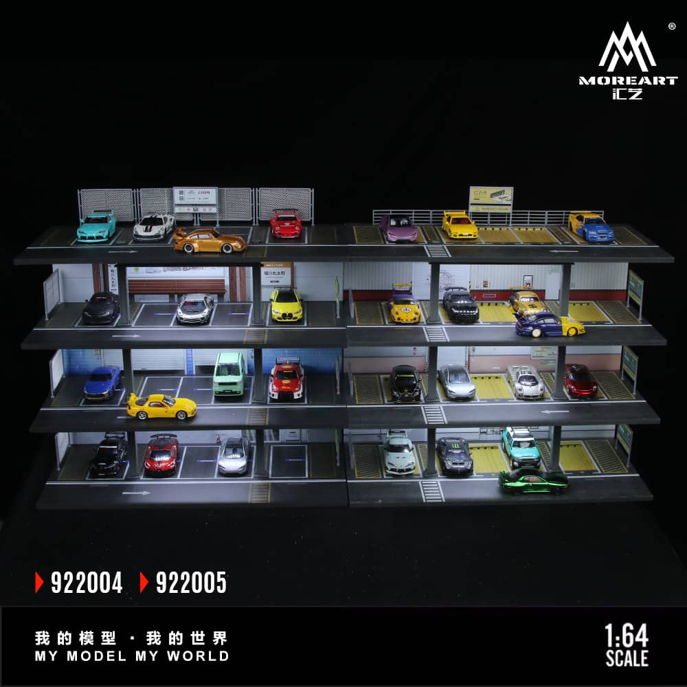ELŐRENDELÉS - #MO922005 - Assembly Diorama with LED Steel Frame Platform Theme - Japanese Garage