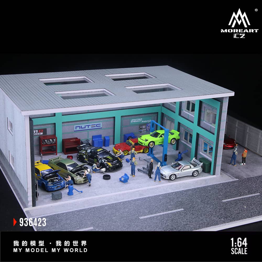 ELŐRENDELÉS - #MO936423 - Assembled Diorama Yokohama Repair Shop