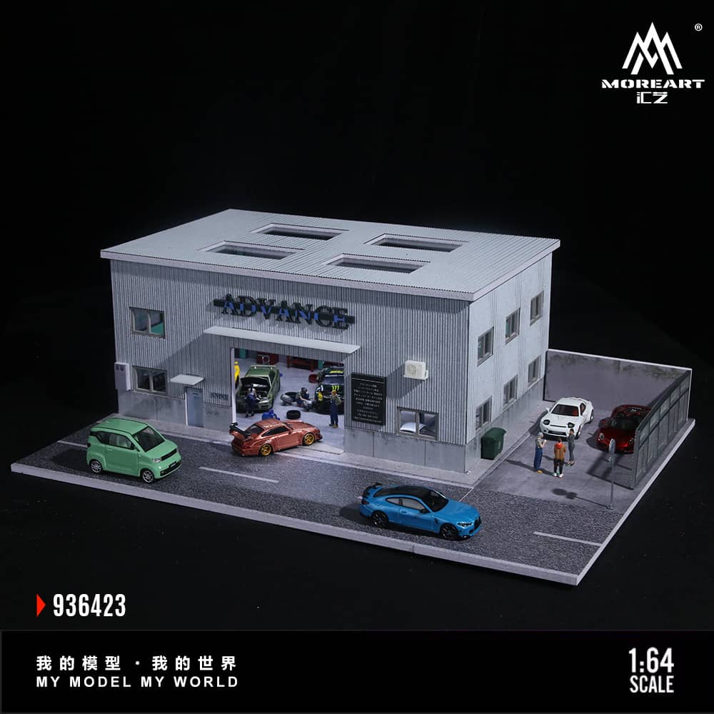 ELŐRENDELÉS - #MO936423 - Assembled Diorama Yokohama Repair Shop