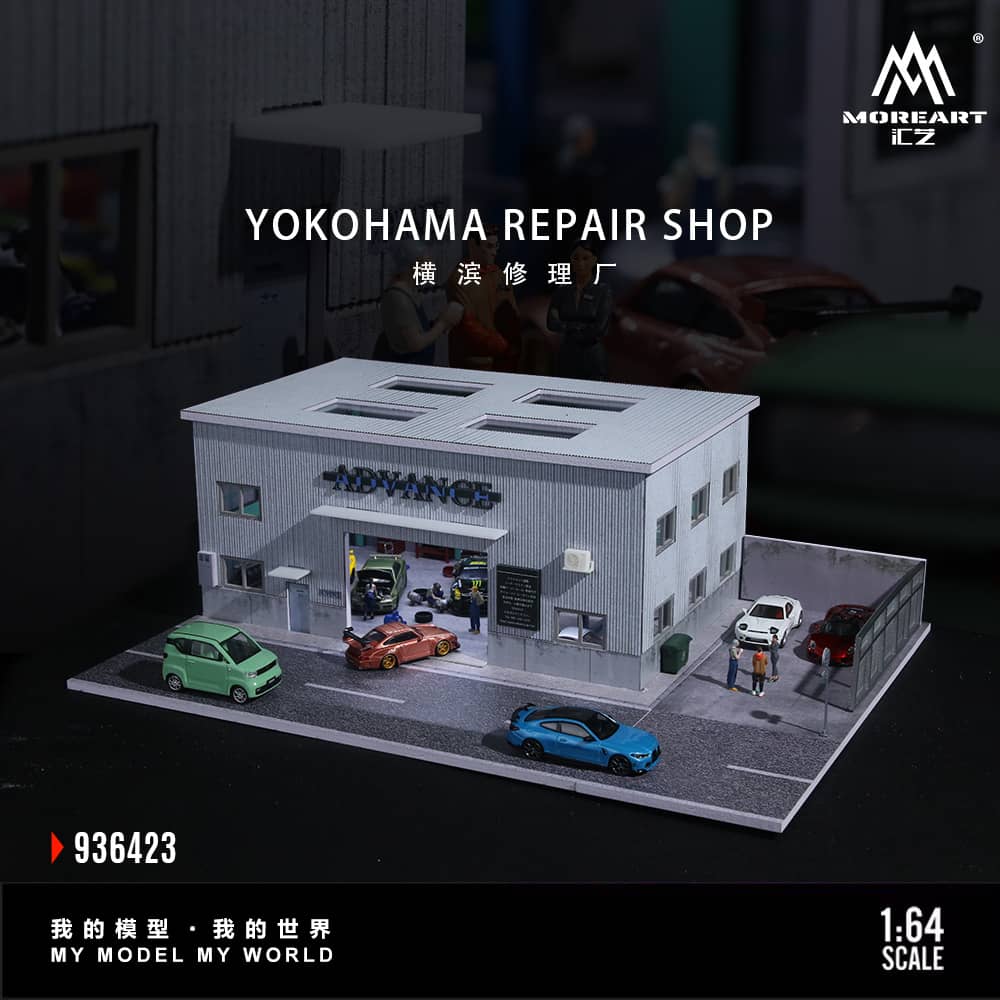 ELŐRENDELÉS - #MO936423 - Assembled Diorama Yokohama Repair Shop