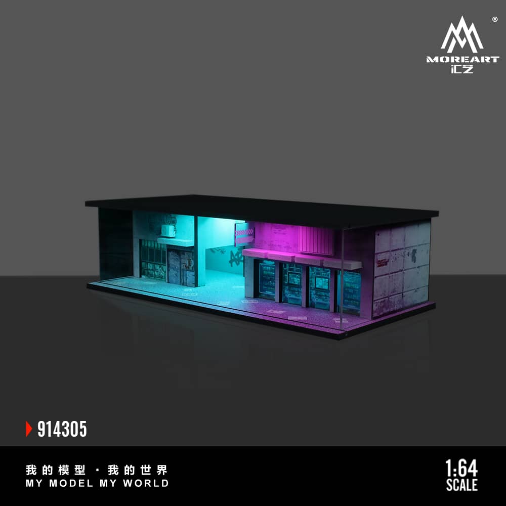 #MO914305 - Assembled Diorama Cyperpunk 03 Theme with LED Light