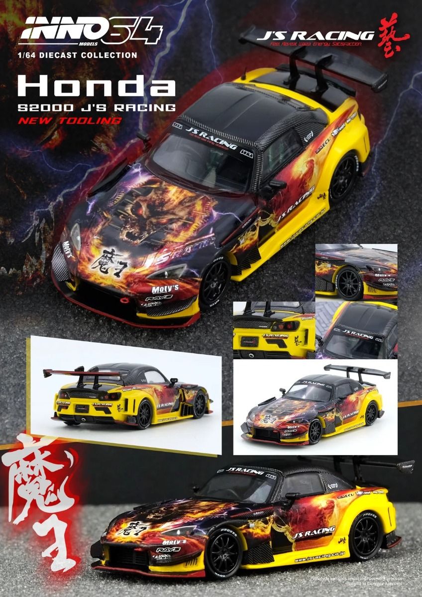 ELŐRENDELÉS - #IN64-S200JS-MAOU - Honda S2000 JS Racing (AP1) Manou, Various